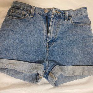 BDG High Waisted Denim Shorts